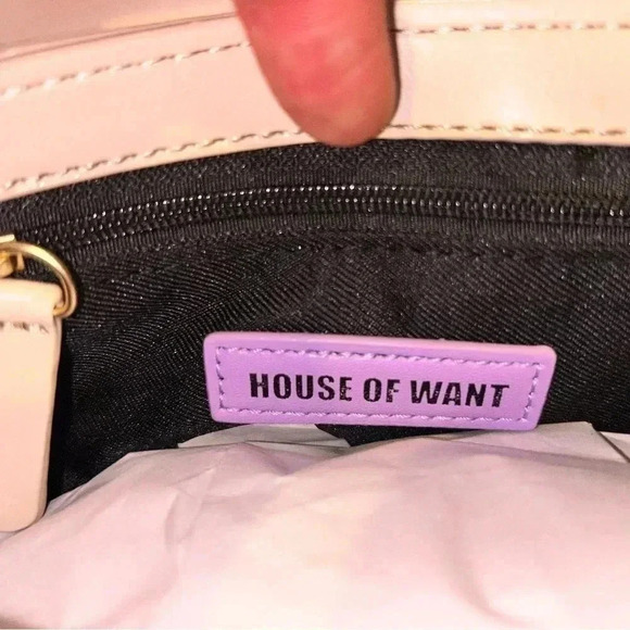 HOUSE OF WANT. WE ARE CHIC CROSS BODY BAG. DESIGNER. WINTER WHITE. NWTS🛍️! - Picture 12 of 15